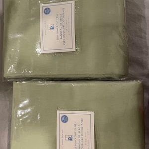 Two 96" pottery barn kids blackout curtains